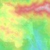 Kyperounta topographic map, elevation, terrain