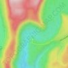 Tamolitch Falls topographic map, elevation, terrain