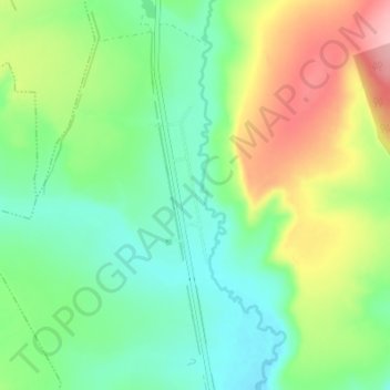 Иванова Поляна topographic map, elevation, terrain