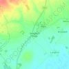 Broughton Poggs topographic map, elevation, terrain