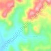 Mount Wilson topographic map, elevation, terrain