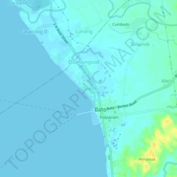 Dolho topographic map, elevation, terrain