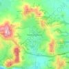 North Chideock topographic map, elevation, terrain