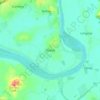 Rodley topographic map, elevation, terrain