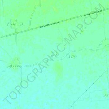 Chak Dobani topographic map, elevation, terrain