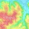 Le Moulin topographic map, elevation, terrain