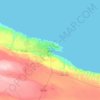 Tubruq topographic map, elevation, terrain