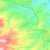 Mwangaza topographic map, elevation, terrain