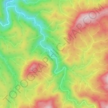 Tremont topographic map, elevation, terrain