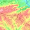 Radnor topographic map, elevation, terrain