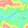 Santa Lucia topographic map, elevation, terrain