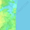 Sizewell topographic map, elevation, terrain