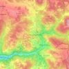 Herzogwind topographic map, elevation, terrain
