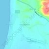 Sound of Kintyre topographic map, elevation, terrain