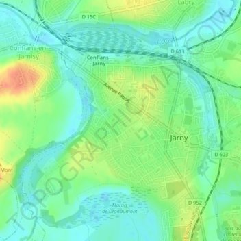 Saulxure topographic map, elevation, terrain