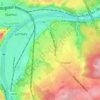 Froidebise topographic map, elevation, terrain