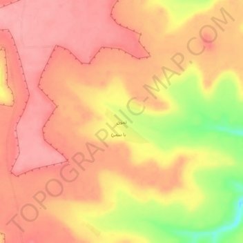 Tamun topographic map, elevation, terrain