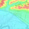 Genin topographic map, elevation, terrain