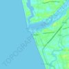 Ponnani topographic map, elevation, terrain