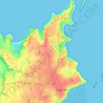 La Haisse topographic map, elevation, terrain