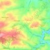 Wauden topographic map, elevation, terrain