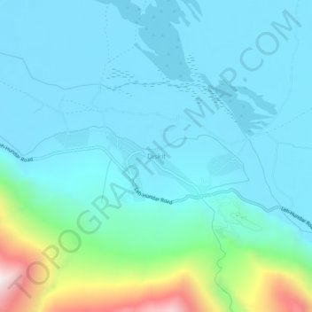 Diskit topographic map, elevation, terrain