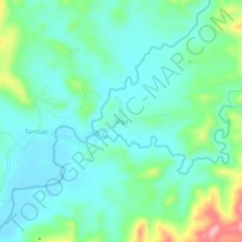 Viga topographic map, elevation, terrain