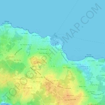 Gats Prompts topographic map, elevation, terrain