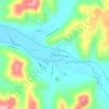 Roulette topographic map, elevation, terrain