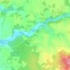 Brenne topographic map, elevation, terrain