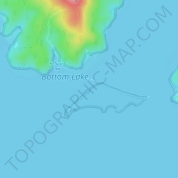 Goodwin Sands topographic map, elevation, terrain