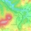 Grünhaid topographic map, elevation, terrain