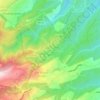 Santa Ana Jilotzingo topographic map, elevation, terrain