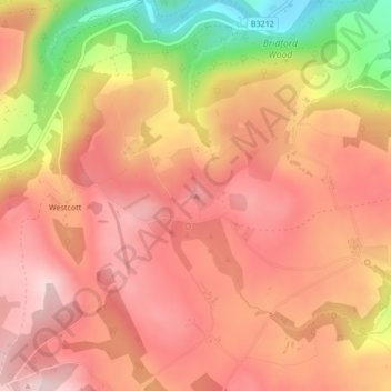 Heltor Rock topographic map, elevation, terrain