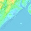 Silver Beach topographic map, elevation, terrain