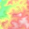 Donghol Nyamakou topographic map, elevation, terrain