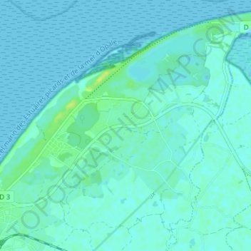 La Mollière topographic map, elevation, terrain