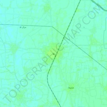 Tala topographic map, elevation, terrain