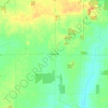 Bentonville topographic map, elevation, terrain