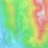 Plan Montmin topographic map, elevation, terrain