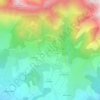 Chaillol 1600 topographic map, elevation, terrain
