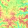 Manjimup topographic map, elevation, terrain