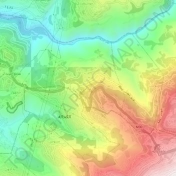 Aaraiya topographic map, elevation, terrain