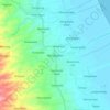 Margoyoso topographic map, elevation, terrain