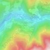 Molliessoulaz topographic map, elevation, terrain