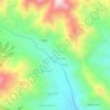 Derai topographic map, elevation, terrain