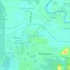 Kampung Sentosa topographic map, elevation, terrain