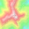Daliangshan topographic map, elevation, terrain