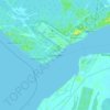 Ugborodo topographic map, elevation, terrain