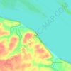 Tiririca topographic map, elevation, terrain